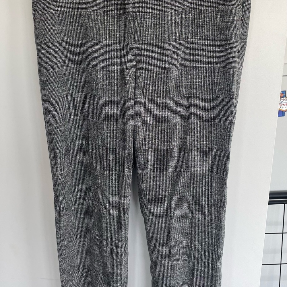 H&M Gray Dress Pants with Textured Finish